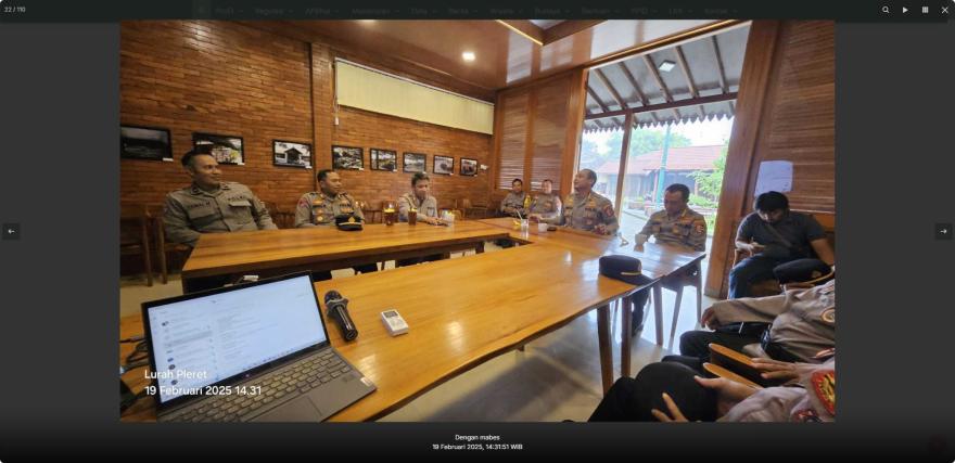 Kunjungan Mabes Polri dalam rangka Program Ketahanan Pangan